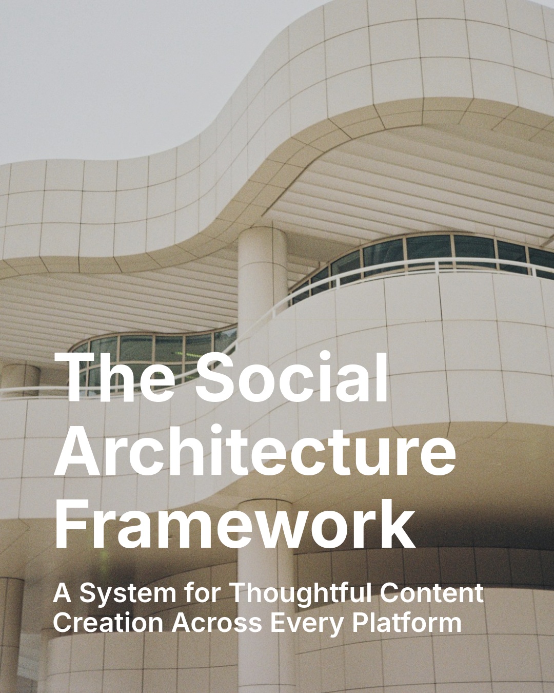 The Social Architecture Framework - Cover